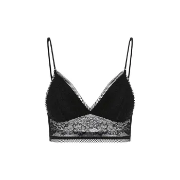 Flowers In Water Bra Women's Black