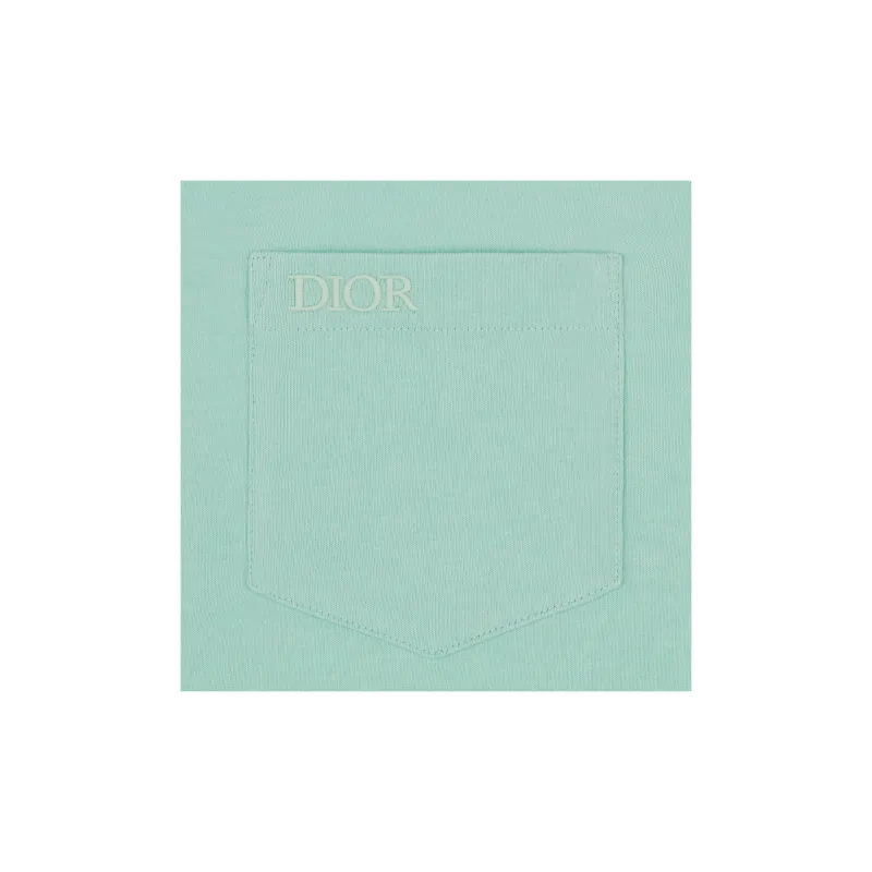 DIOR T Shirts Men Green-3