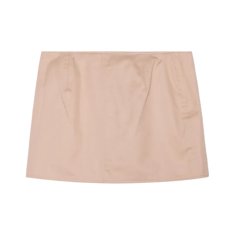 Burberry Trench Cotton Mini Skirt-1