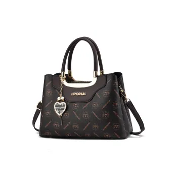 Weymond PU Handbag Regular Women's Coffee/Earth Yellow/Black/White/Pink