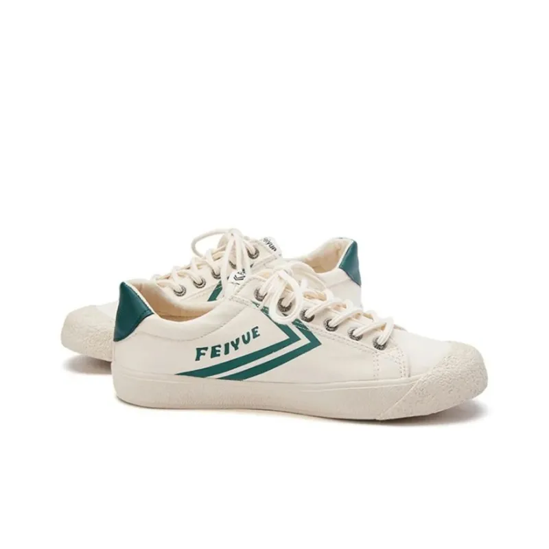 Dafu Leaps Forward Anti Slip Wear Resistant Breathable Lightweight Low Top Canvas Shoes Unisex Green-3