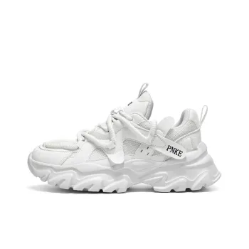 PNKE Anti-Slip Wear-Resistant Breathable Height Increasing Low-Top Chunky Sneakers Men's