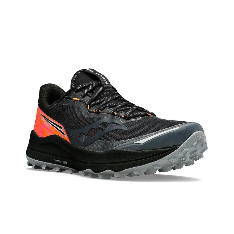 saucony Women's Xodus Ultra 2 'Black ViZi Orange'-2