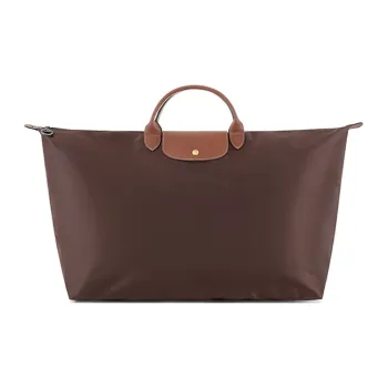 LONGCHAMP Fabric Dumpling Bag Handbags Women's Tan