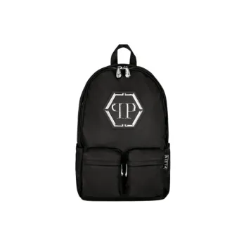 PHILIPP PLEIN Nylon Backpack Unisex Black