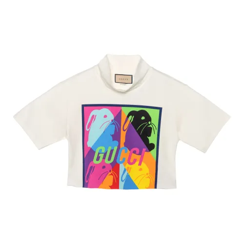 GUCCI Chinese New Year T-Shirts Women's White