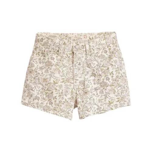 Levis Denim Shorts Women's White