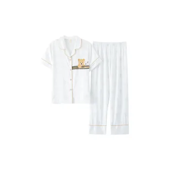 The Story Of The Flower Season Pajama Set Women's White