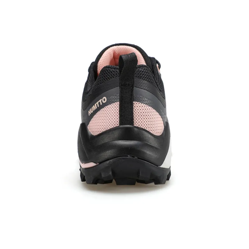 HUMTTO Anti Slip Wear Resistant Breathable Balance Impact Resistant Lightweight Low Top Trekking Shoes Women's Black-2