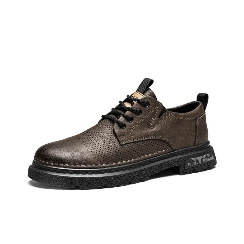 G.N.SHIJIA Casual Shoes Men's Coffee-1