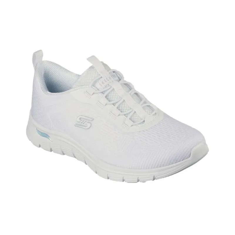 Skechers ARCH FIT VISTA Cushioning Wear-Resistant Low-Top Casual Running Shoes Women's White-2