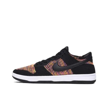 Nike Dunk Low Flyknit 'Black Flyknit Orange'