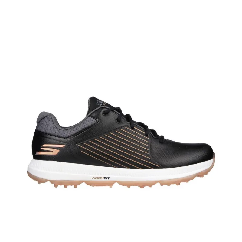 Skechers Go Golf Wear-resistant And Lightweight Low-Top Golf Shoes Women's Black-1