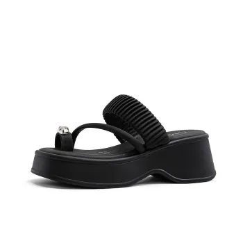 OMS Slide Slippers Women's Black/White