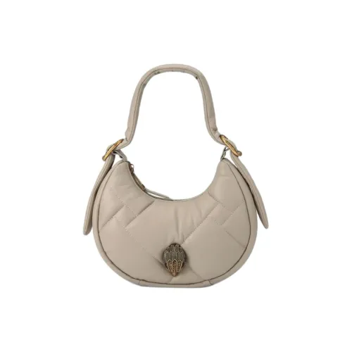 Kurt Geiger London Leather One Shoulder Handbags Small Size Women's Taupe