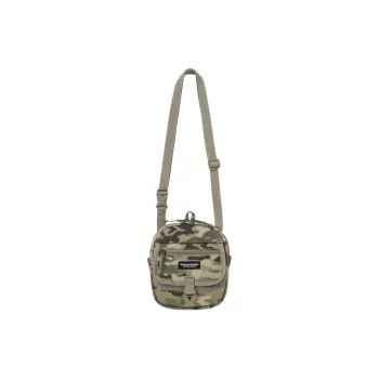 Thisisneverthat Nylon Crossbody Bag Shoulder Bag Unisex Camouflage Gray