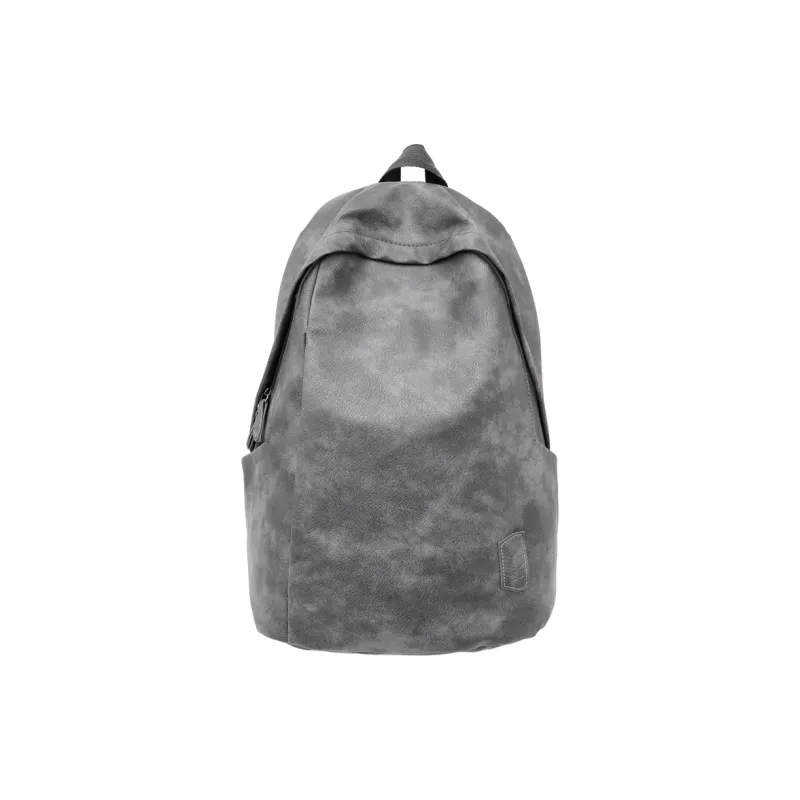 BRABOSTON PU Backpack Regular Unisex White/Gray/Black/Pink/Army Green/Blue-16