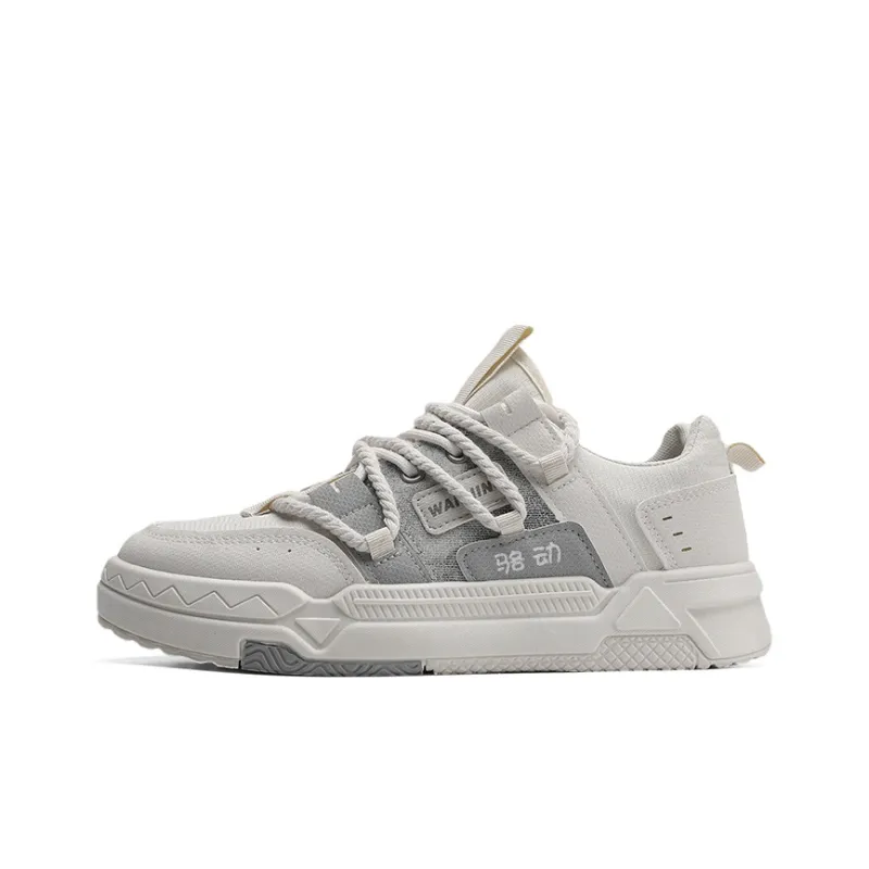 Locke Patchwork Hemp Slip Resistant Low Top Skateboard Shoes Men's-3