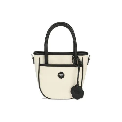 COVERNAT Handbags Off White With Black Accents