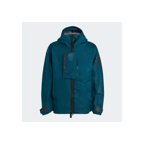 Adidas Windbreaker Jackets Men Dark Green