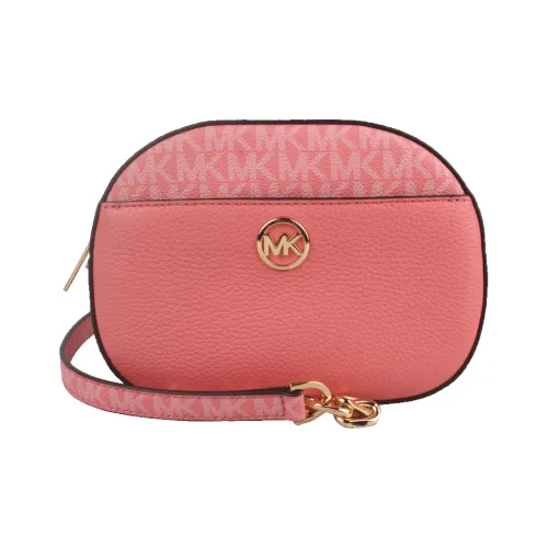 MICHAEL KORS PVC With Cow Leather Crossbody Bag, Shoulder Bag Women's Rose Pink