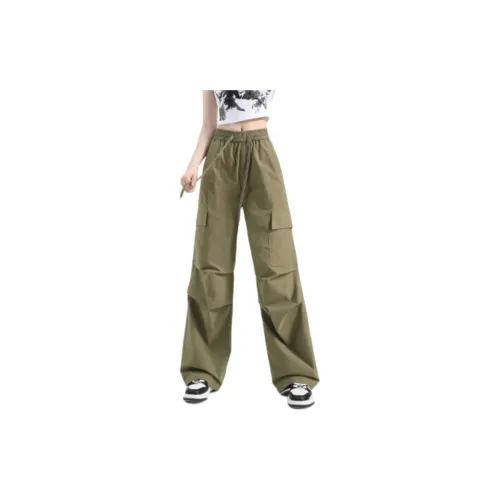 Tonlion Casual Pants Women's Army Green