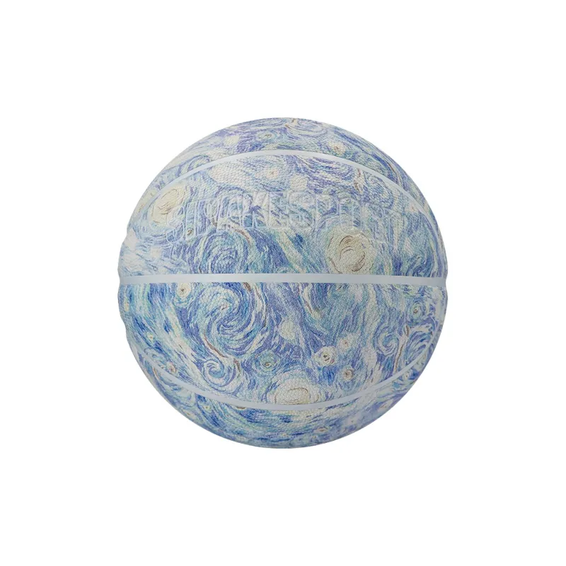SIPAKESPORT PU Basketball Oil Painting Collection Size 7 Size 6 Training Unisex-9