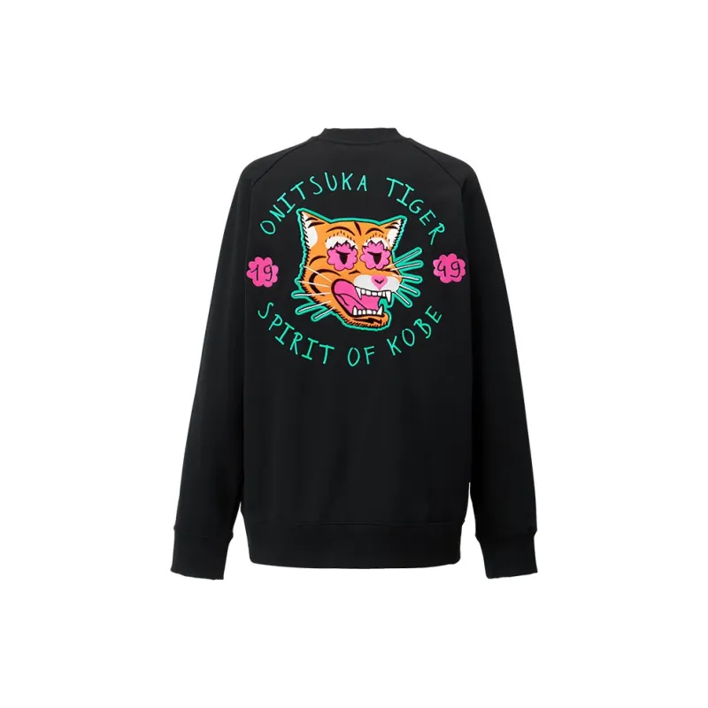 Onitsuka Tiger Sweatshirt Unisex Black-1