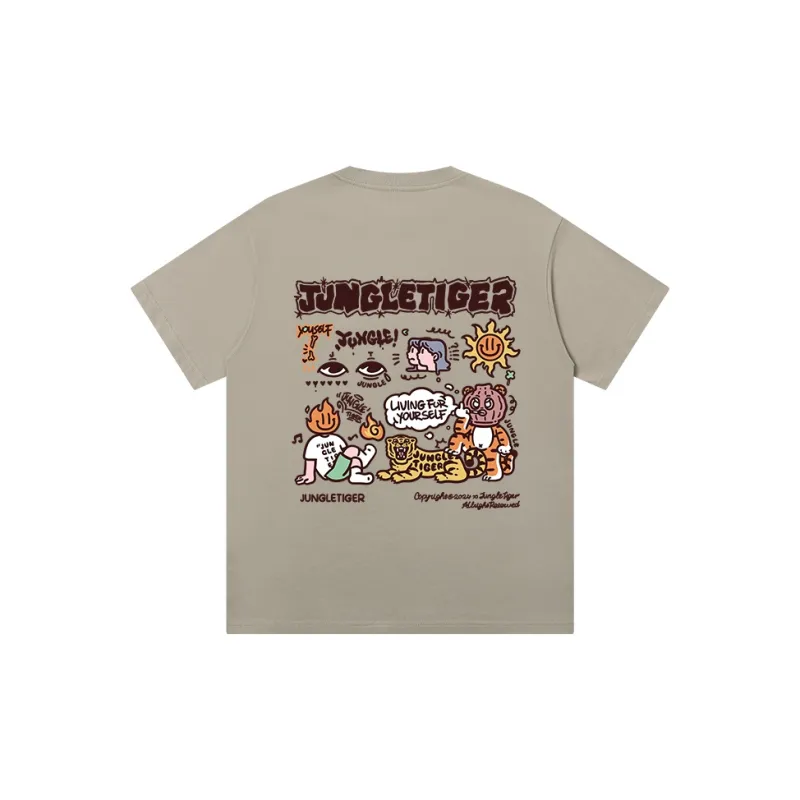 JUNGLE TIGER T Shirts Unisex-5