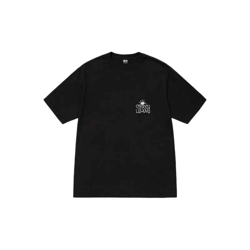Stussy Crown International Pigment Dyed Tee Black-1