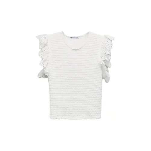 ZARA T-Shirts Women's White