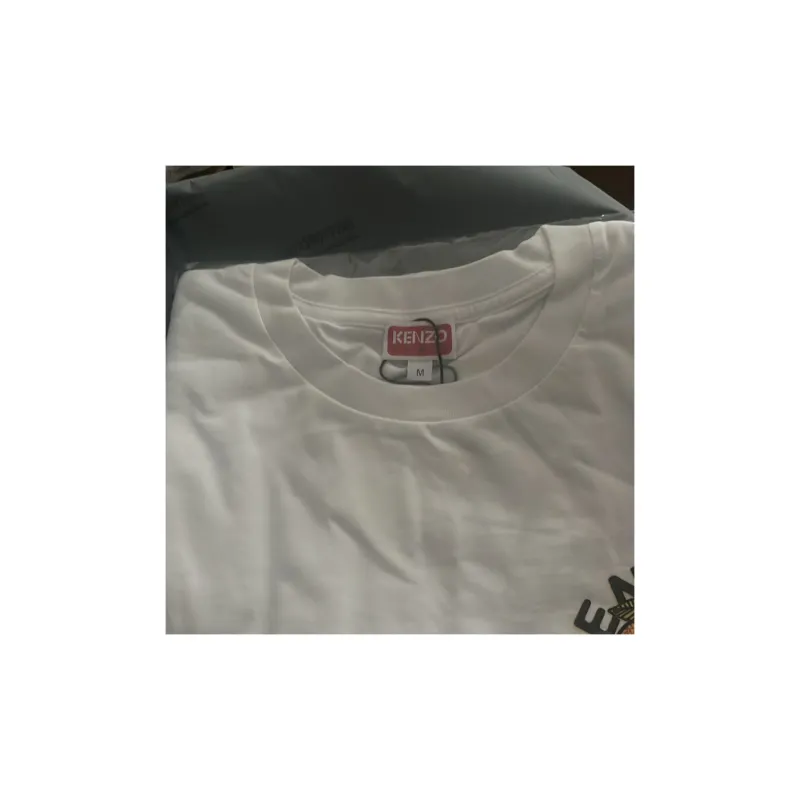 KENZO Orange Printed Crewneck T-Shirt-5