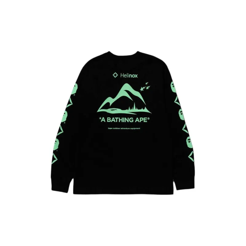 Bape X Helinox Glow In The Dark L/S Tee-3