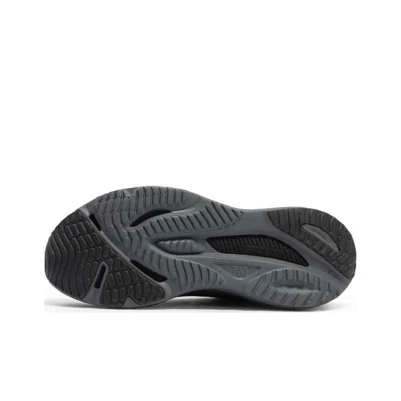 361° Cushioning Lightweight Low Top Running Shoes Men's Black-4