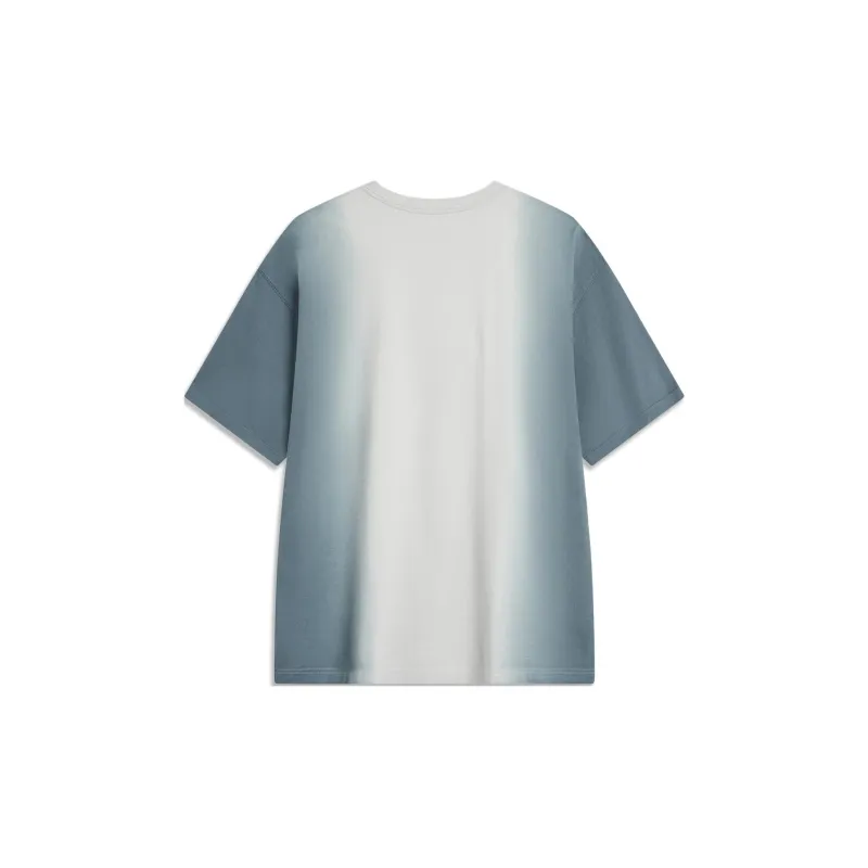 LiNing CF Tracing Drop Shoulder Sleeve T Shirt Unisex Bleached-1