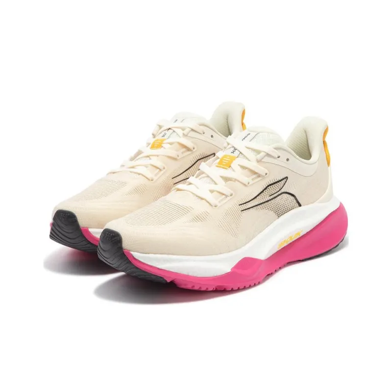 361° Cushioning Lightweight Low-Top Running Shoes Men's Beige Pink-2