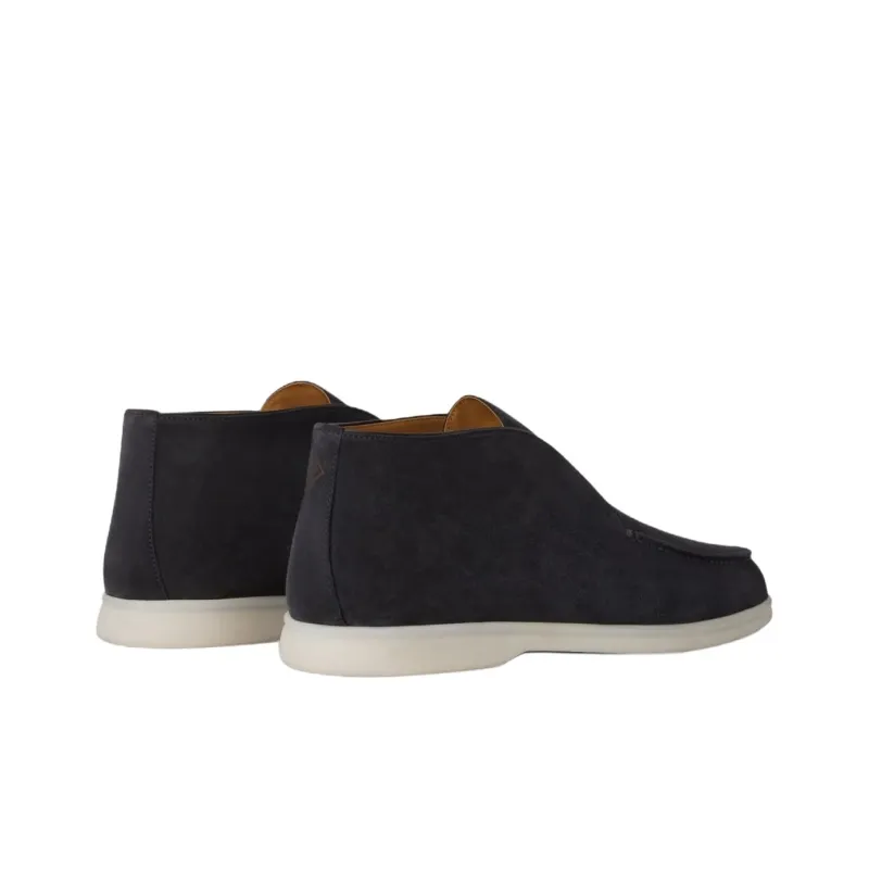 Loro Piana Open Walk Casual Shoes Men's Marine Blue-3