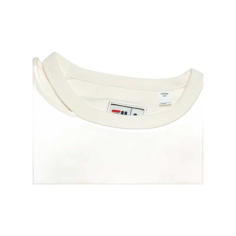 FILA FUSION FACETASM SS24 T Shirt Women's Maltose White-2