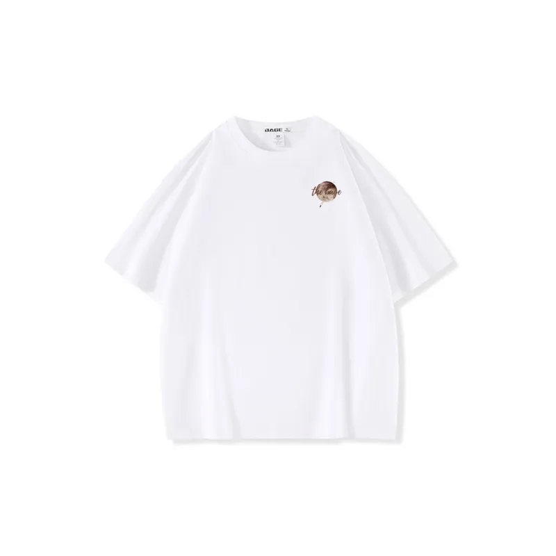 BAGE Drop Shoulder Sleeve T Shirt Men's-4