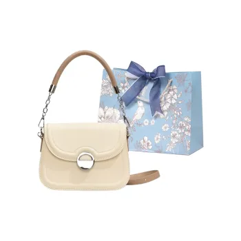 REDOO PU Shoulder Bag Women's Cream White/Rose Pink/Milk Tea Apricot/Versatile Black