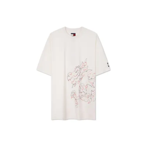 Clot X Tommy Hilfiger CLOT Co-branded Model T-Shirts Unisex Off White