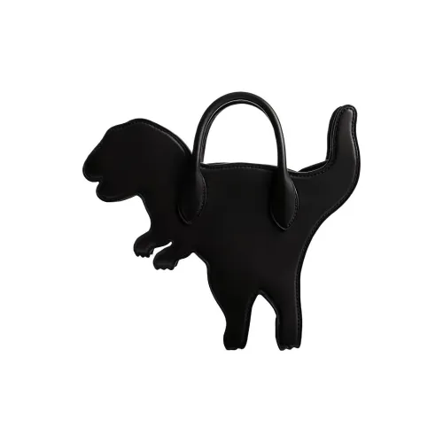 COACH Rexy Cow Leather Irregular Shaped Bag, Shoulder Bag, Crossbody Bag, Handbag Large Size Unisex Black
