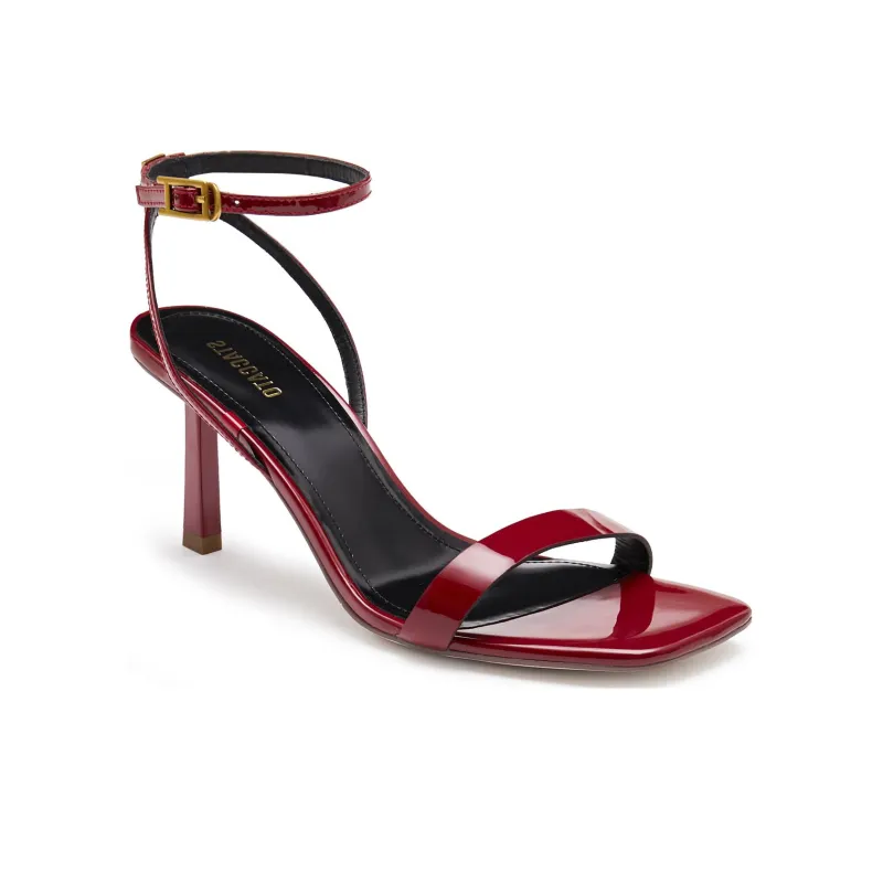 Staccato Vivian Viviann One Strap Sandals 7.5cm Women's Red-4