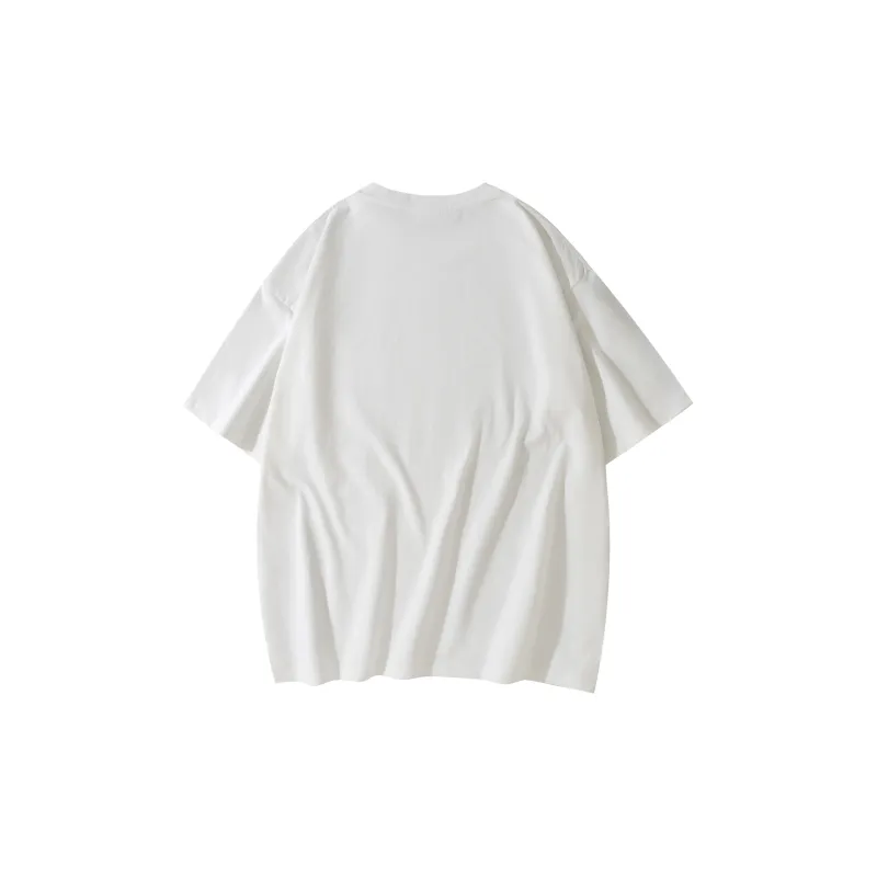 Kawasaki Drop Shoulder Sleeve T Shirt Unisex White-1