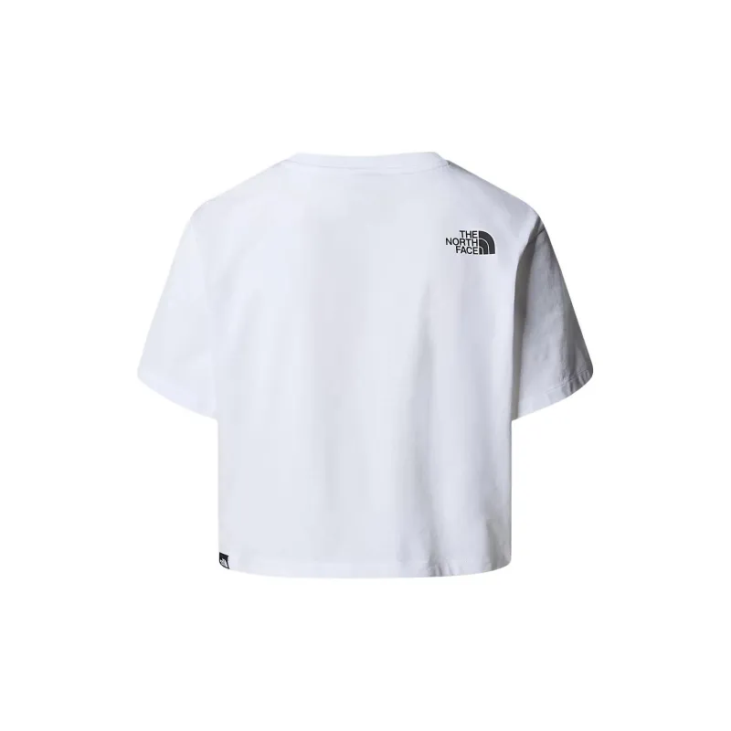 THE NORTH FACE Logo Printed Cropped T Shirt-1