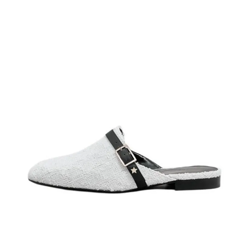 LORENA ANTONIAZZI Wrap-toe Slippers Women's White-0