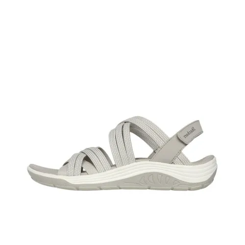 Skechers Reggae Cup - Smitten By You Beach Sandals Women's Silver Gray