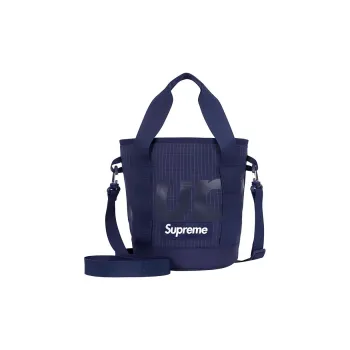Supreme Polyester One Shoulder Handbag Regular Unisex Marine Blue