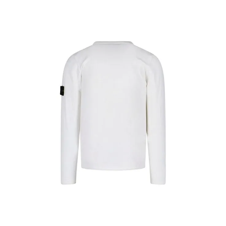 STONE ISLAND Logo Patch Crewneck Jumper-1