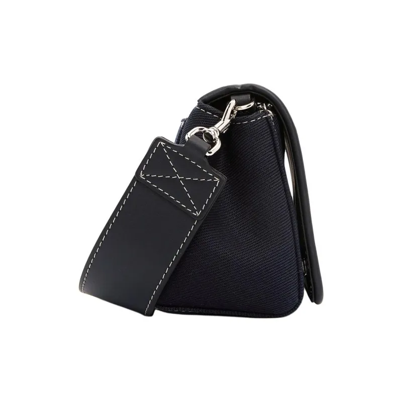 Burberry Horseferry Cotton Messenger Bag, Crossbody Bag, Shoulder Bag Men's Marine Blue-3